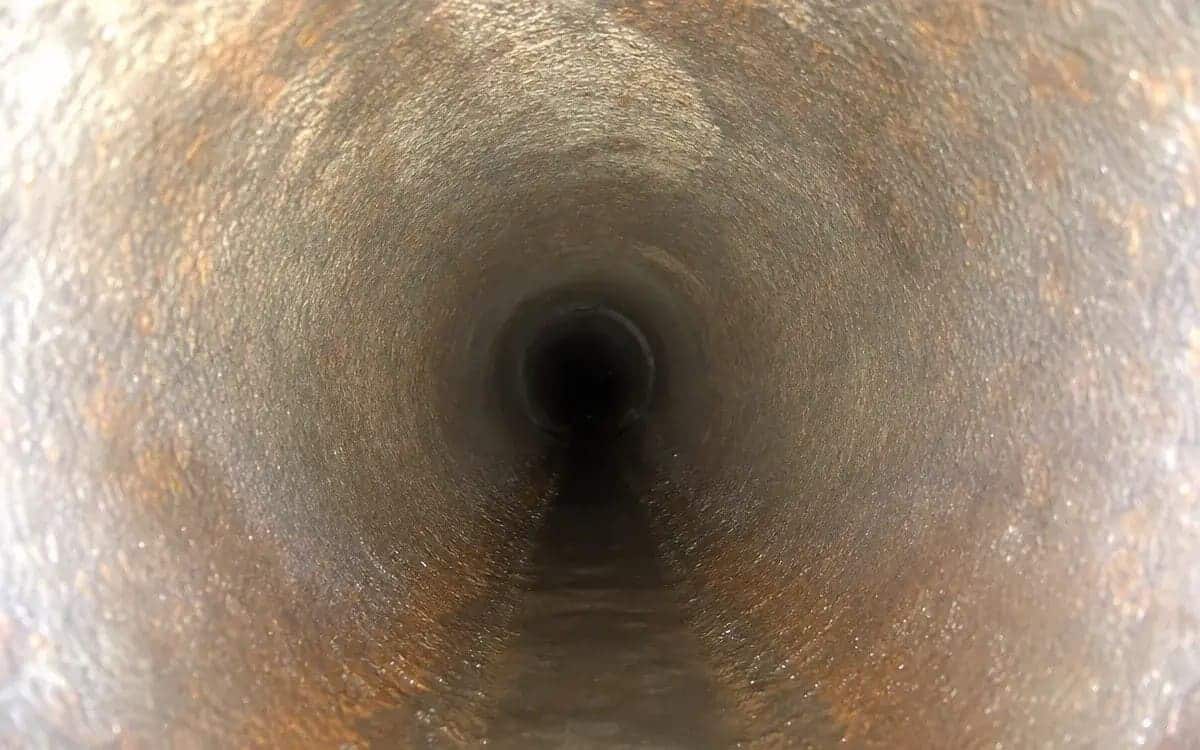 Clean cast-iron lateral — acceptable condition, pre-purchase pass result, Warren, MI
